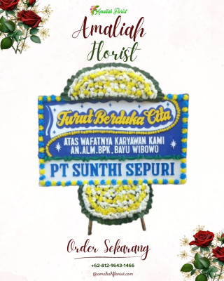 Papan Bunga Duka di Curup Utara