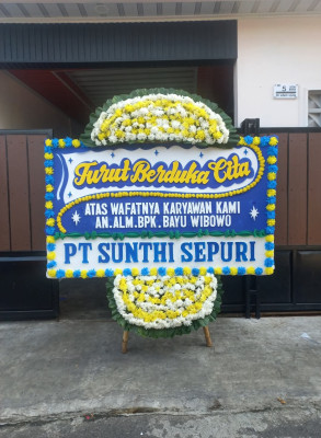 Papan Bunga Duka di Curup Utara