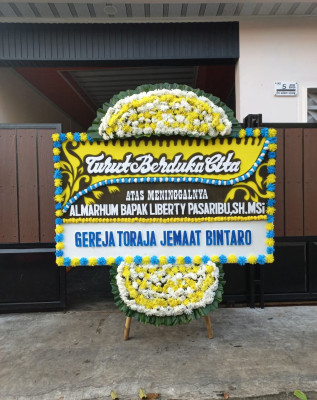 Papan Bunga Duka di Curup Utara