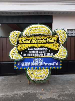 Papan Bunga Duka di Curup Utara