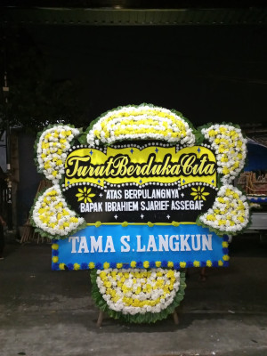 Papan Bunga Duka di Curup Utara